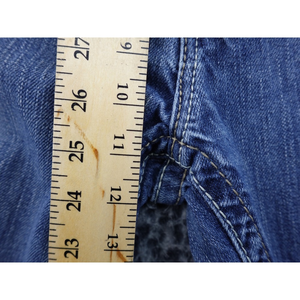 Ariat Bootcut Jeans Mens 36x30 Blue Good Heavy Stitching Western Denim - Picture 8 of 14